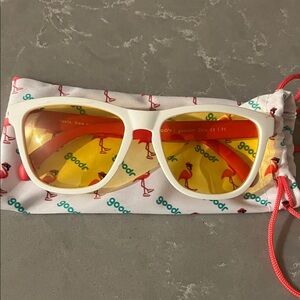 Goodr Pink and Yellow Sunglasses